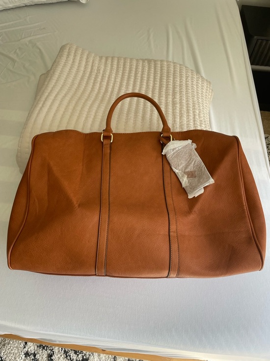 Sole Society Handbags - NWT Sole Society Weekender Duffle Bag - Cognac